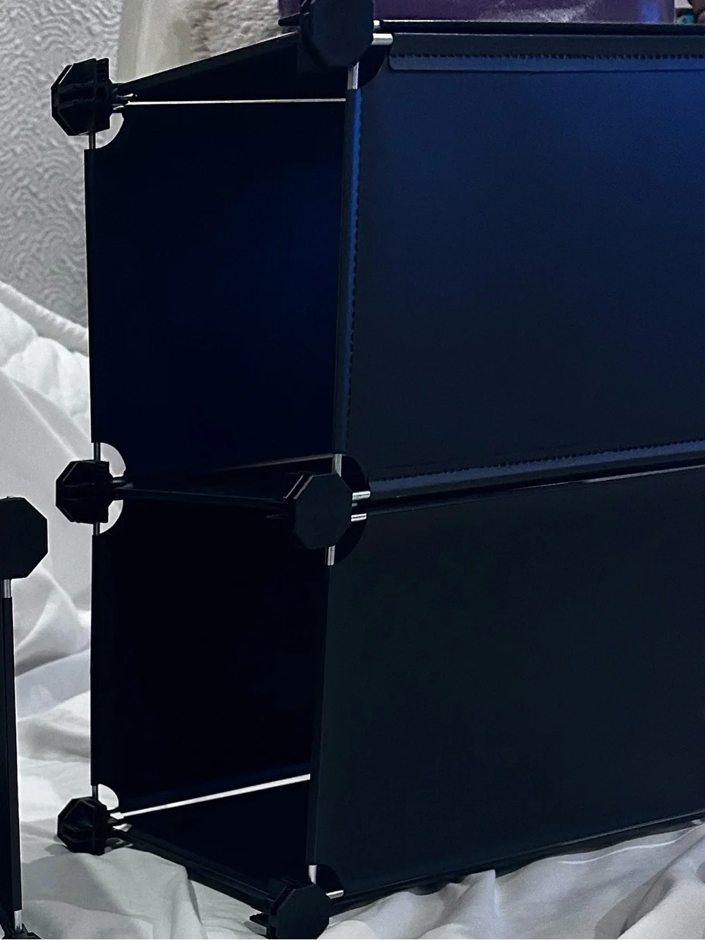 Modular Cube Storage Organizer in Black